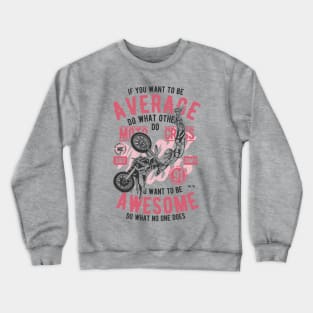 Motocross Vintage Design Dirt Jump Crewneck Sweatshirt